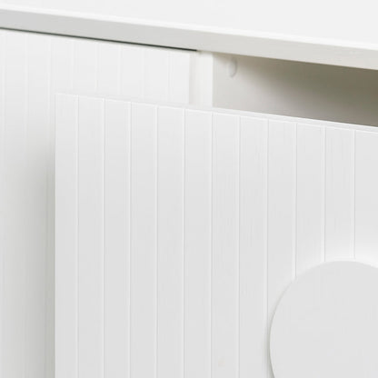 1.8m Console Table - White