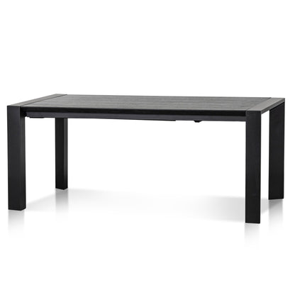 Viola Extendable (1.8m - 2.8m) Wooden Dining Table - Black