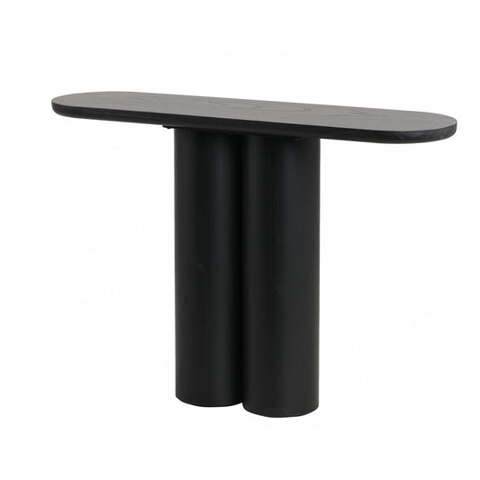 Quinn 1.4m ELM Console Table - Full Black - Last One