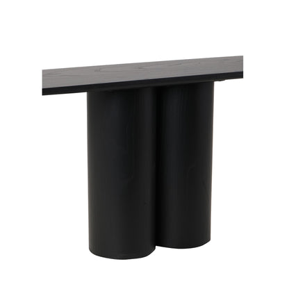 Quinn 1.4m ELM Console Table - Full Black - Last One