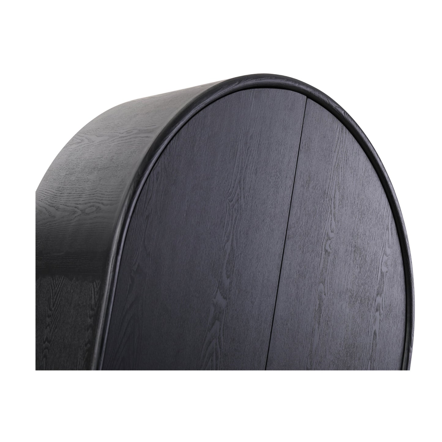 Ex Display - Alora 150cm (H) Ash Curve Cabinet - Full Black
