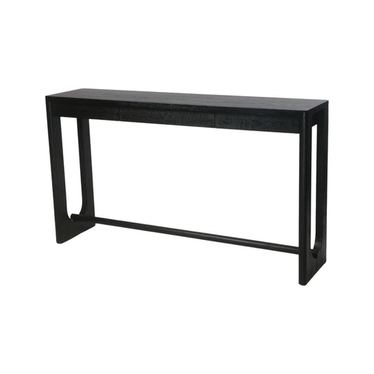 1.5m Console Table - Full Black