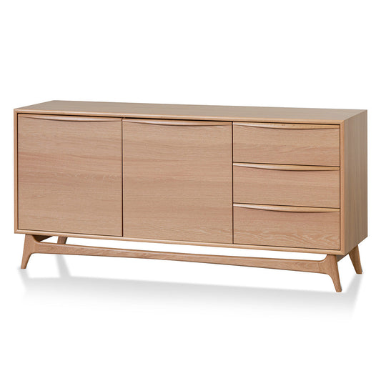 CDT8385-VN Wide Sideboard Unit with Drawers - Natural Oak