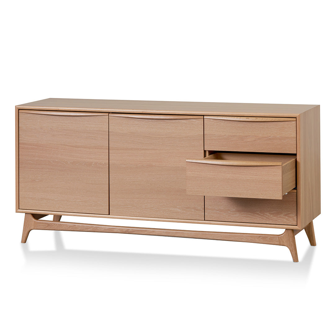 CDT8385-VN Wide Sideboard Unit with Drawers - Natural Oak