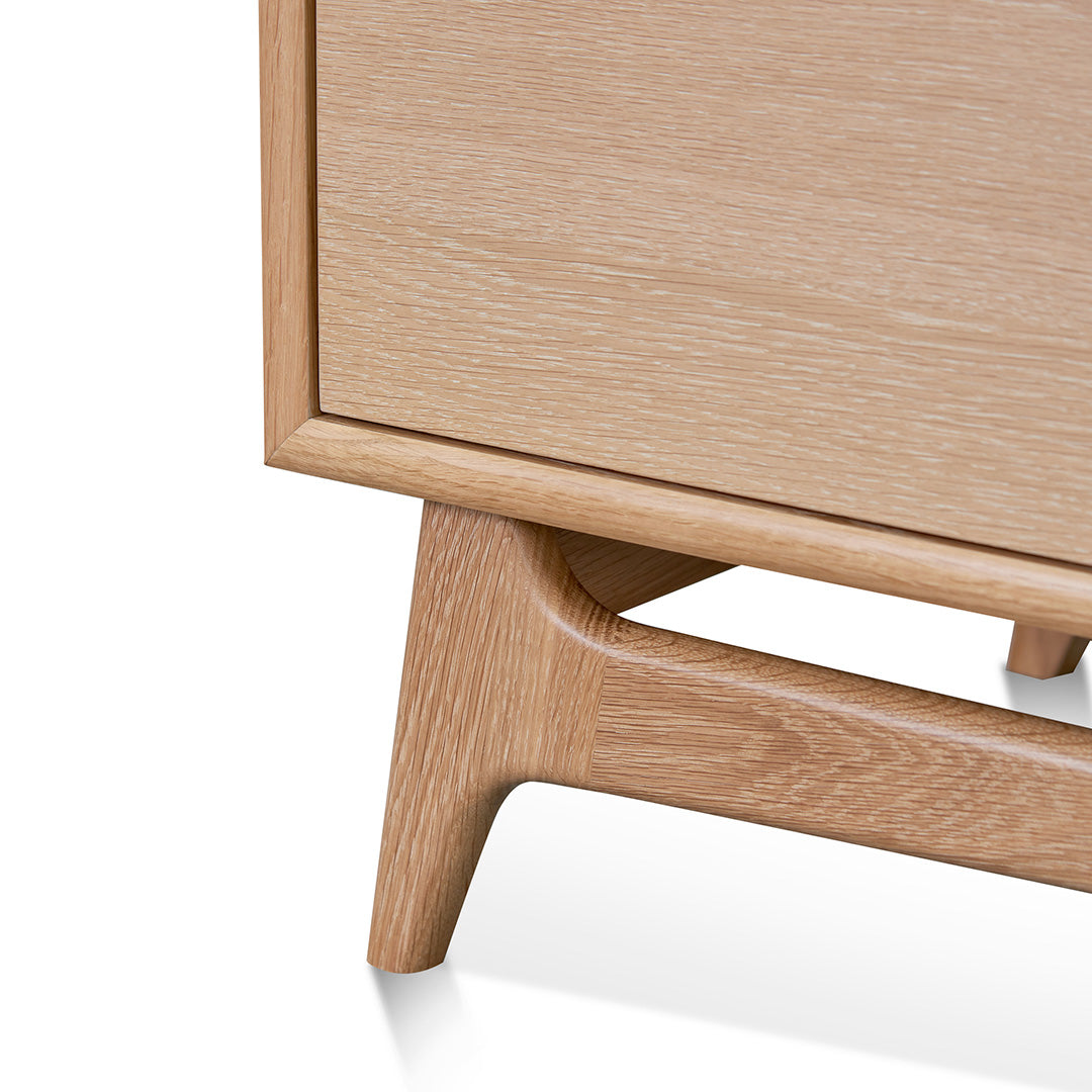 Brendon 1.6m Sideboard Unit with Drawers - Natural Oak