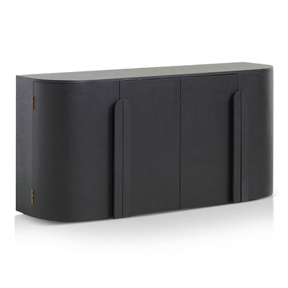 1.6m Sideboard - Full Black