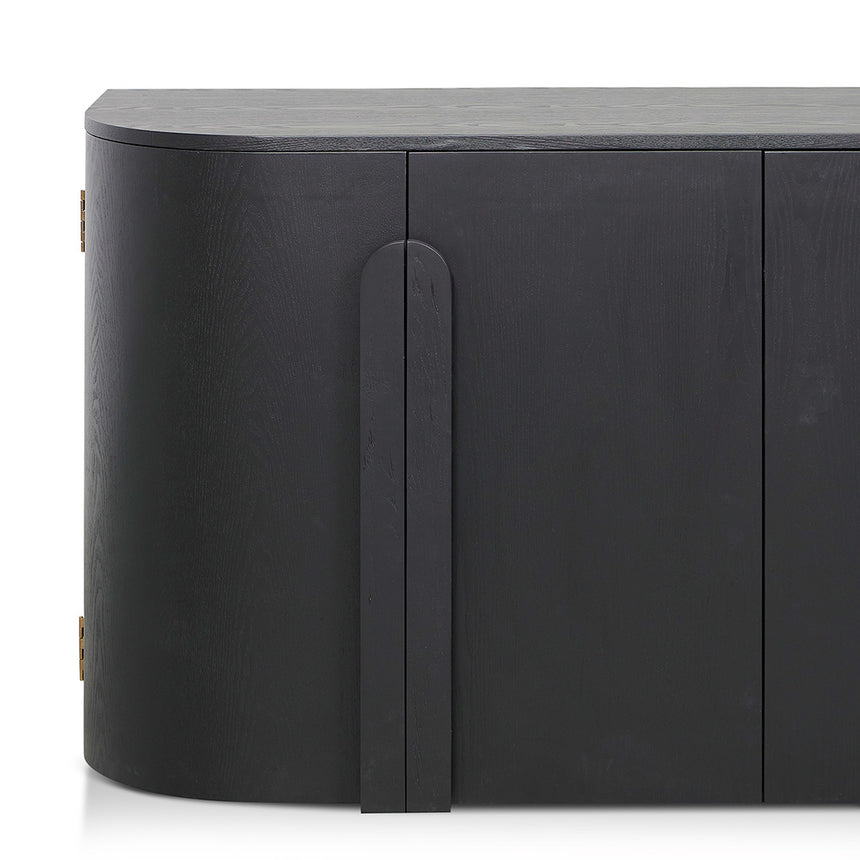 1.6m Sideboard - Full Black
