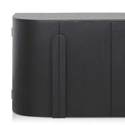 1.6m Sideboard - Full Black