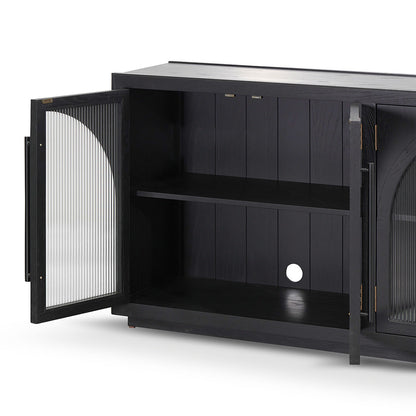 Charles 1.78m Sideboard Unit - Full Black