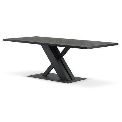 Elma 2.2m Dining Table - Full Black