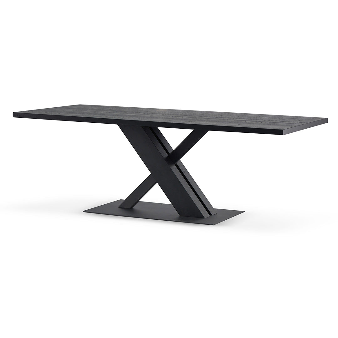 Elma 2.2m Dining Table - Full Black