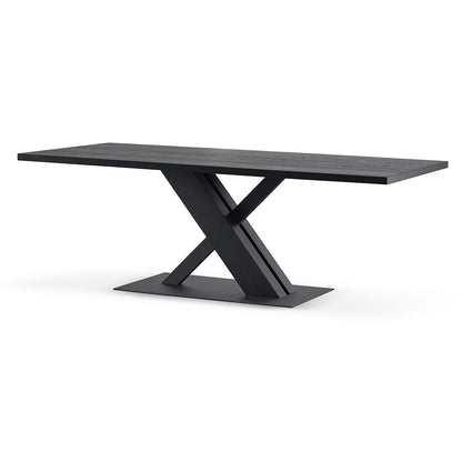 Elma 2.2m Dining Table - Full Black