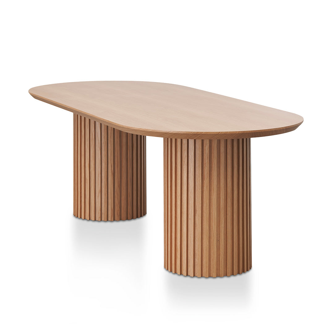 Marty 2.5m Wooden Dining Table - Natural