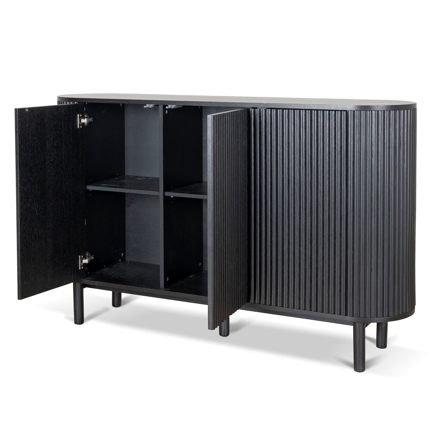 Melita 1.6m Sideboard Unit - Full Black