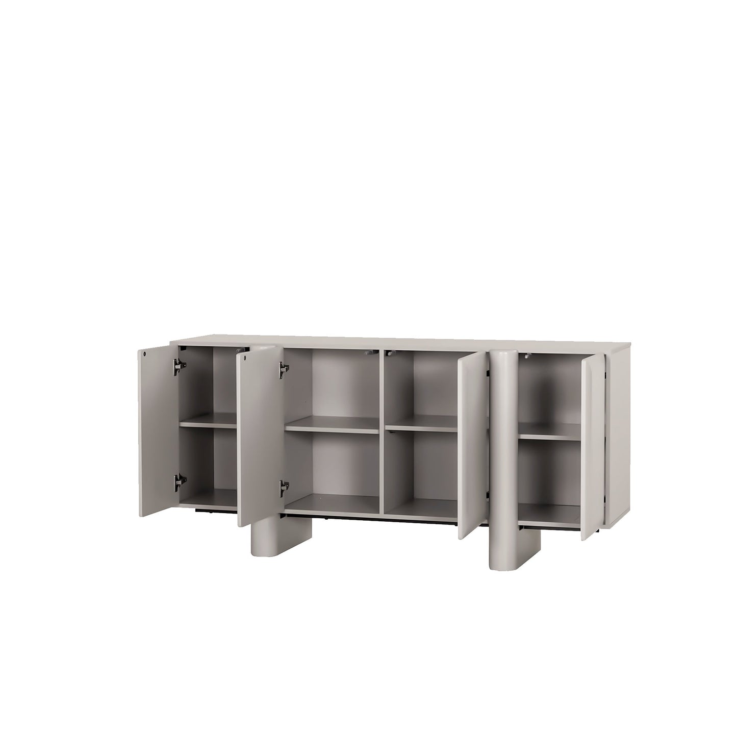Ariyah 1.6m Sideboard Unit - Light Grey