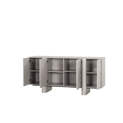 Ariyah 1.6m Sideboard Unit - Light Grey