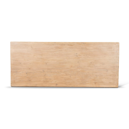 Nasima 2.44m Elm Dining Table - Natural