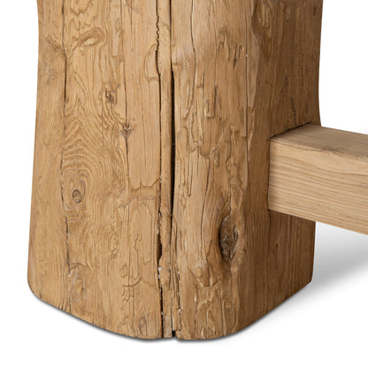 2.8m Elm Dining Table - Natural