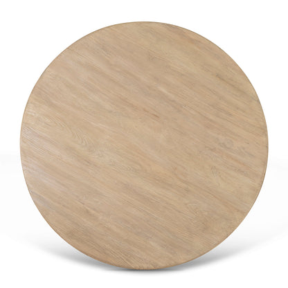 Yamila 1.52m Elm Round Dining Table - Natural