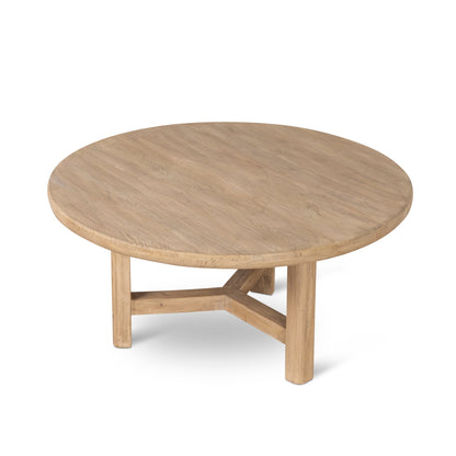 Ex Display - Yamila 1.52m Elm Round Dining Table - Natural
