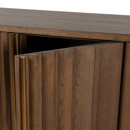 2m Buffet Unit - Caramel Oak