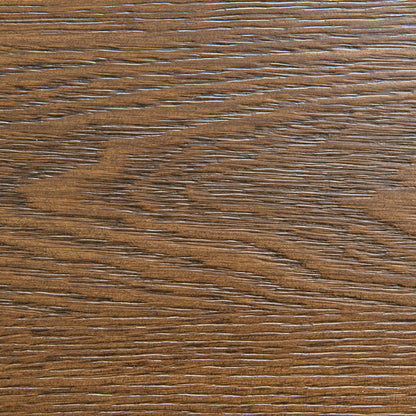 Roshan 2.4m Pill Shape Dining Table - Caramel Oak