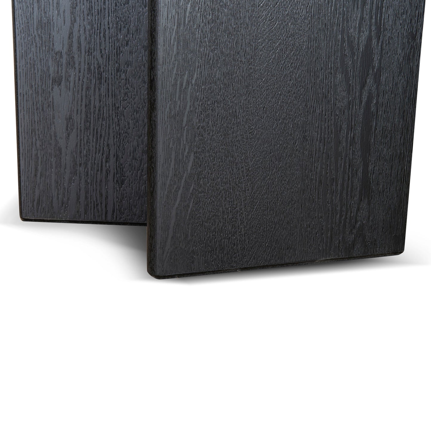 3m Pill Shape Dining Table - Textured Espresso Black