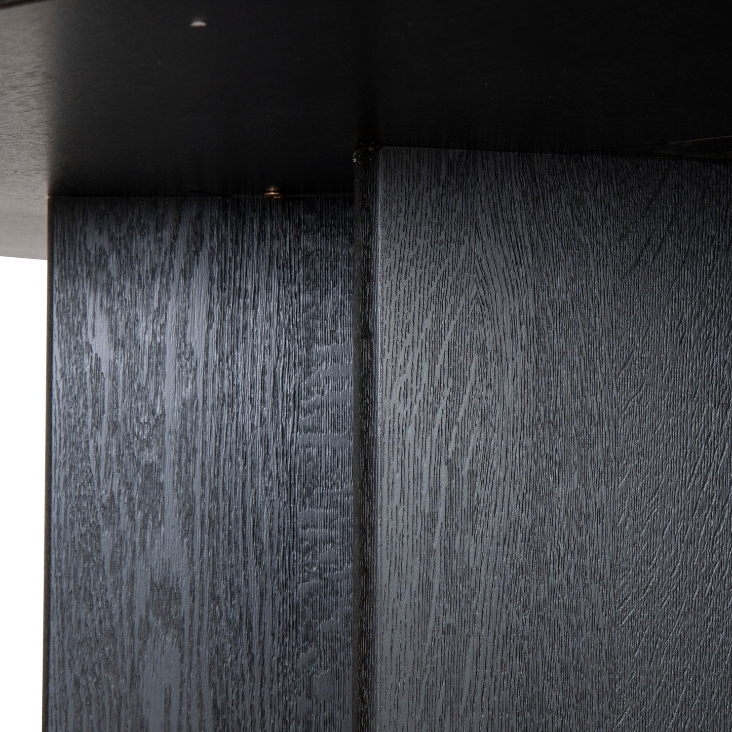 3m Pill Shape Dining Table - Textured Espresso Black