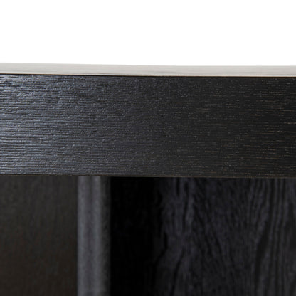 3m Pill Shape Dining Table - Textured Espresso Black