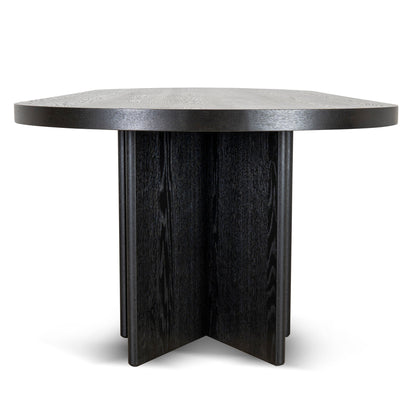 3m Pill Shape Dining Table - Textured Espresso Black