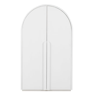 CDT8954-NI Ash Curve Cabinet - White