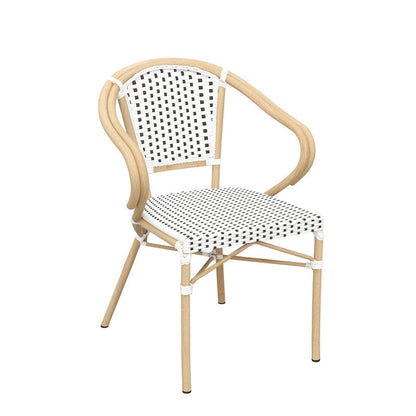 Set of 2 - Dalmatian Indoor / Outdoor Armchair - Black & White