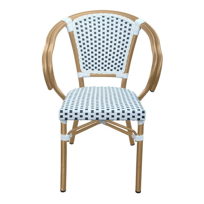 Set of 2 - Dalmatian Indoor / Outdoor Armchair - Black & White