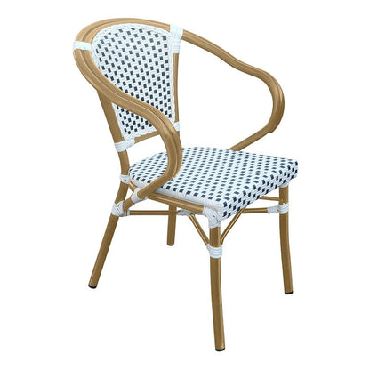 Set of 2 - Dalmatian Indoor / Outdoor Armchair - Black & White