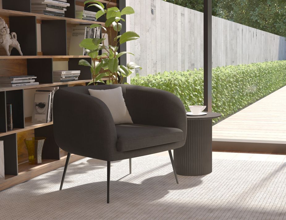 Amour Lounge Chair - Storm Grey
