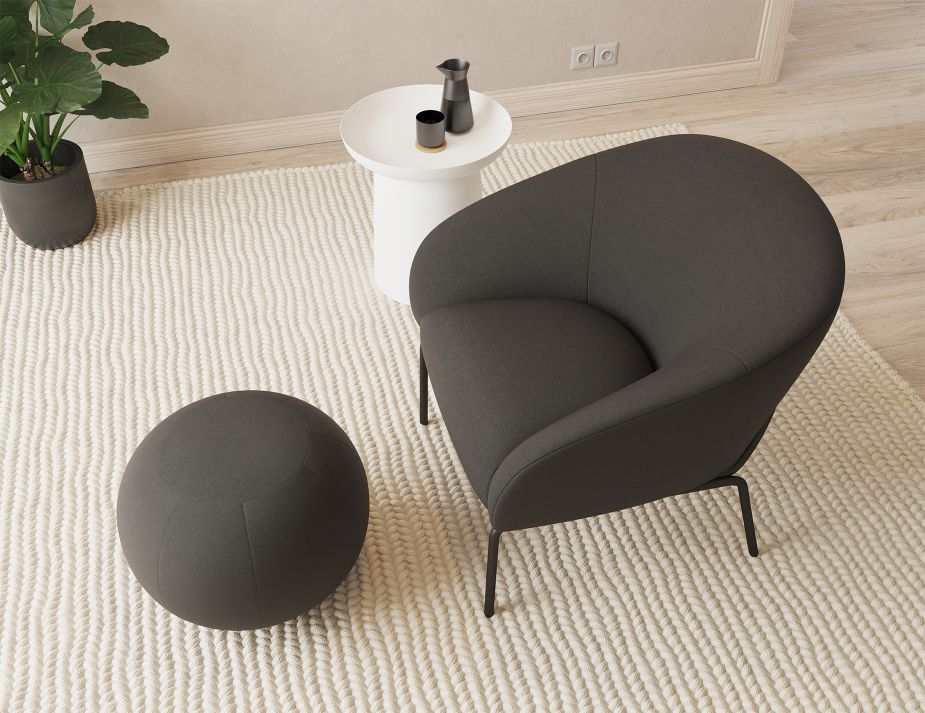Solace Lounge Chair - Storm Grey