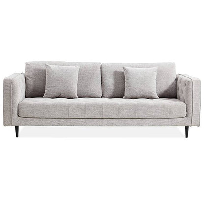 Adaire XL 3 Seater Fabric Sofa - Quartz