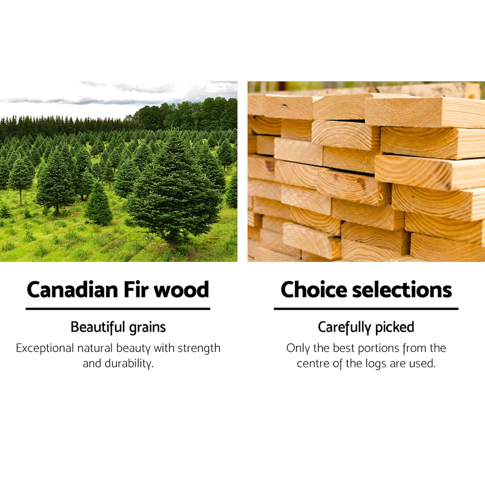 Gardeon Outdoor Furniture Beach Chair Wooden Adirondack Patio Lounge Garden