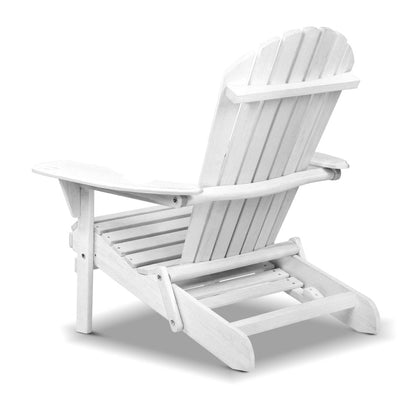 Gardeon Outdoor Furniture Adirondack Chairs Beach Chair Lounge Wooden Patio Garden