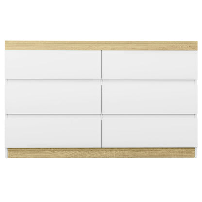 Artiss 6 Chest of Drawers Cabinet Dresser Table Tallboy Storage Bedroom White