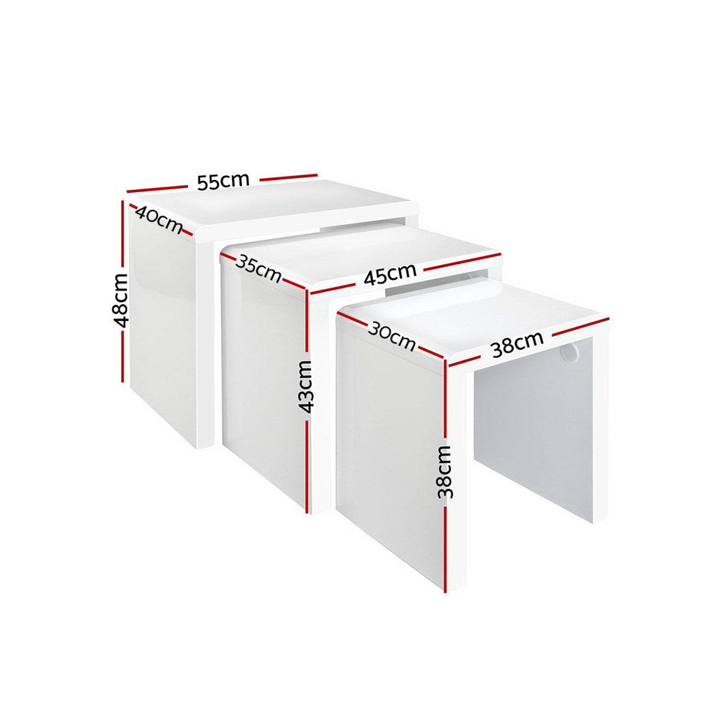 Artiss Set of 3 Nesting Tables