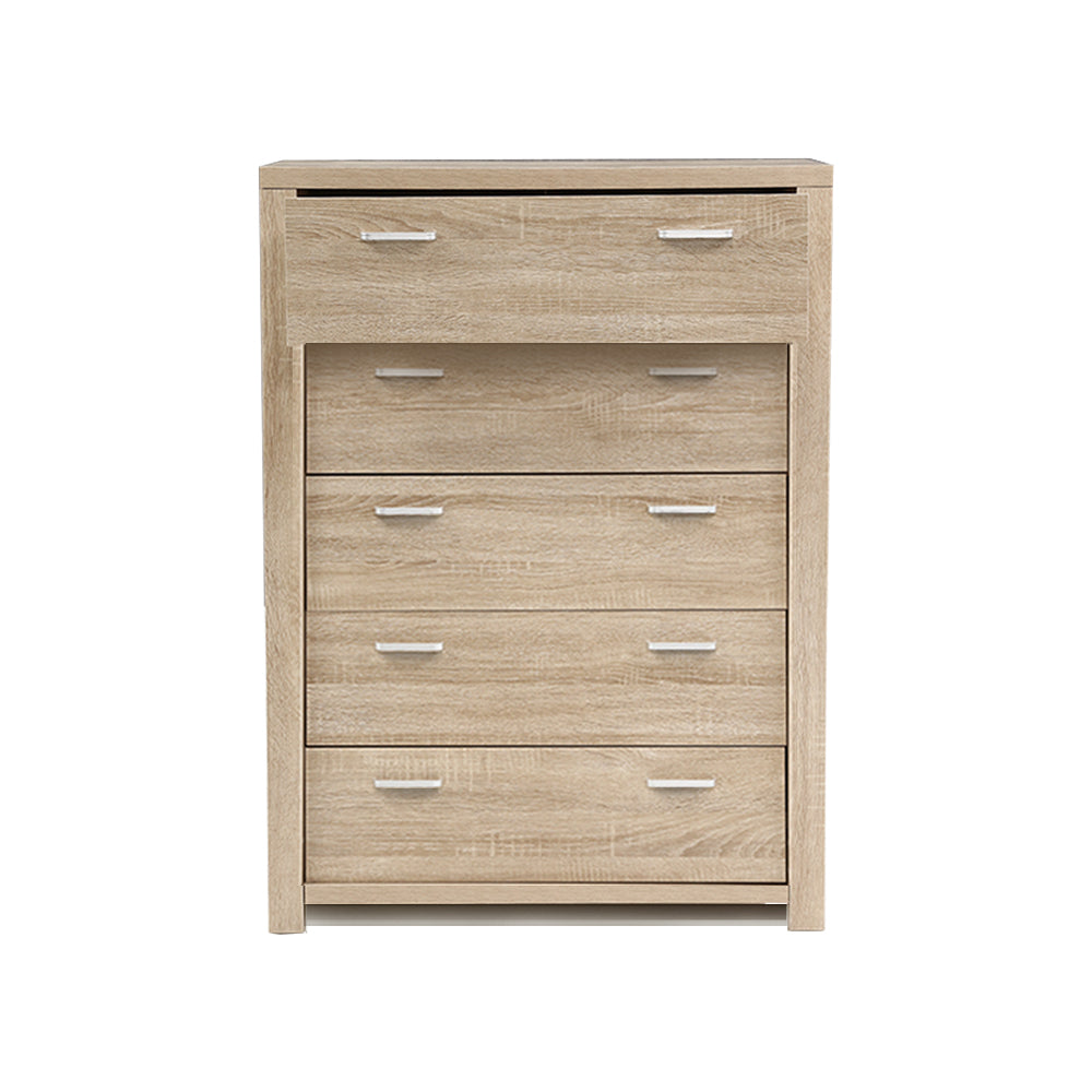 Artiss 5 Chest of Drawers Tallboy Dresser Table Bedroom Storage Cabinet