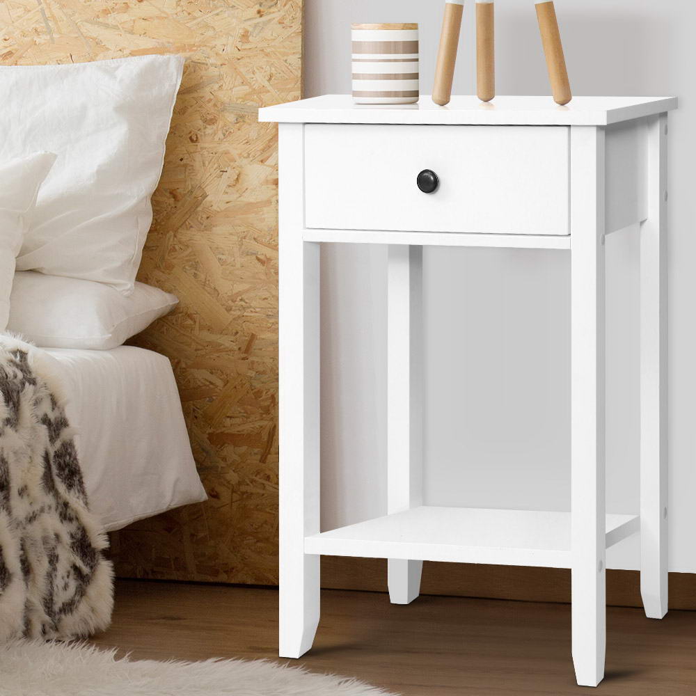 Bedside Tables - White