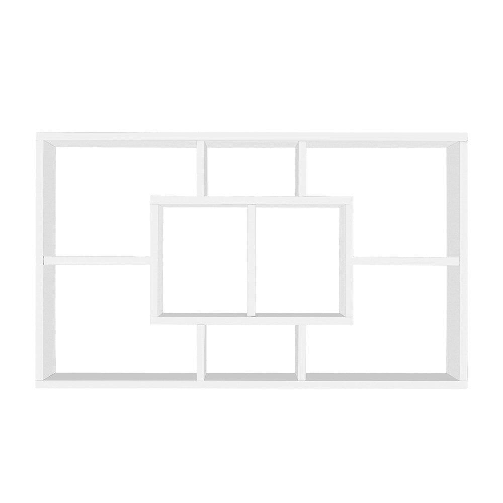 Floating Wall Shelf DIY Mount Storage Bookshelf Display Rack White