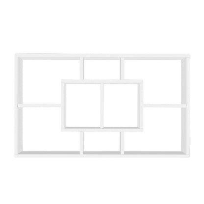 Floating Wall Shelf DIY Mount Storage Bookshelf Display Rack White