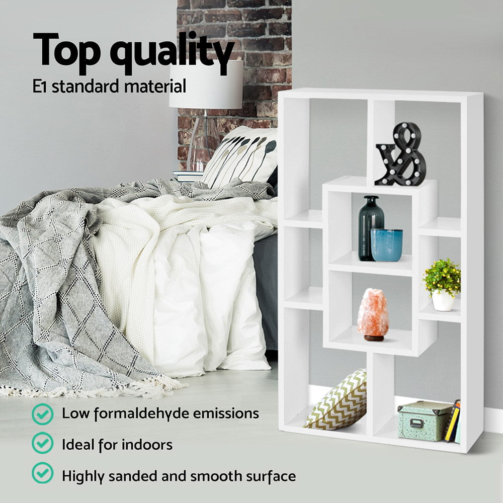 Floating Wall Shelf DIY Mount Storage Bookshelf Display Rack White