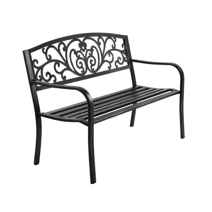 Gardeon Outdoor Garden Bench - Black