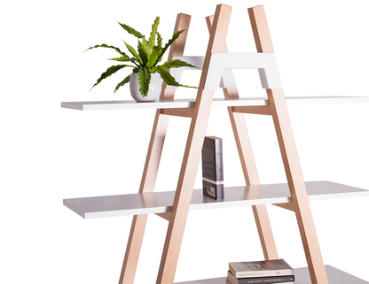 Groove Wooden Storage Unit - White