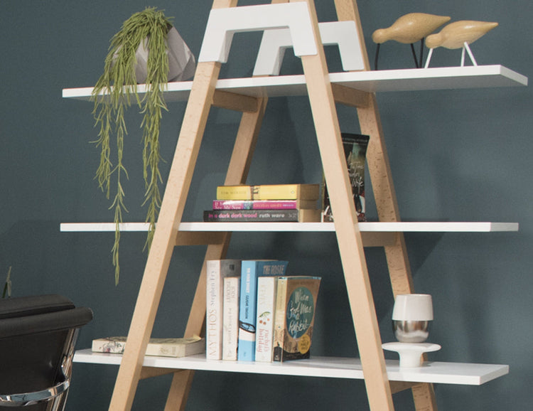 Groove Wooden Storage Unit - White