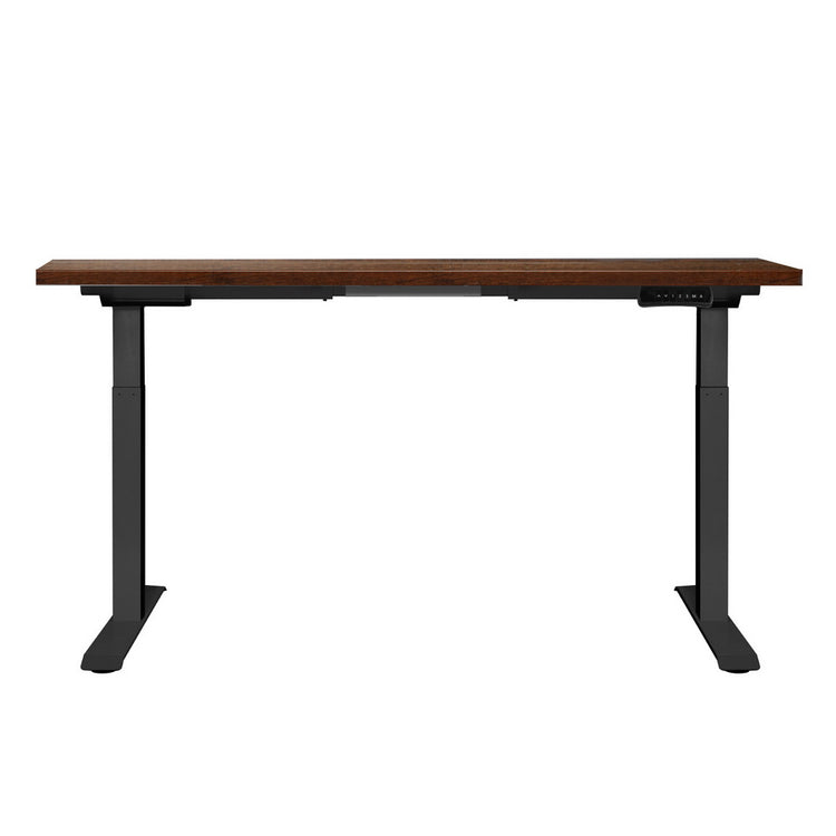 Artiss Standing Desk Motorised Dual Motor Rustic Brown 140CM